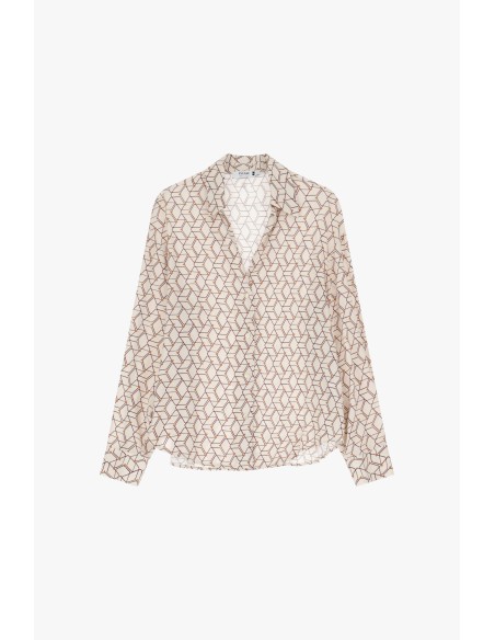 Please Femme chemisier imprimé Graphique