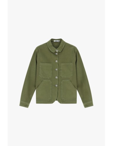 Please Veste Worker en toile Kaki
