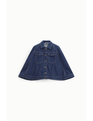 Please Femme Cape en jean brut