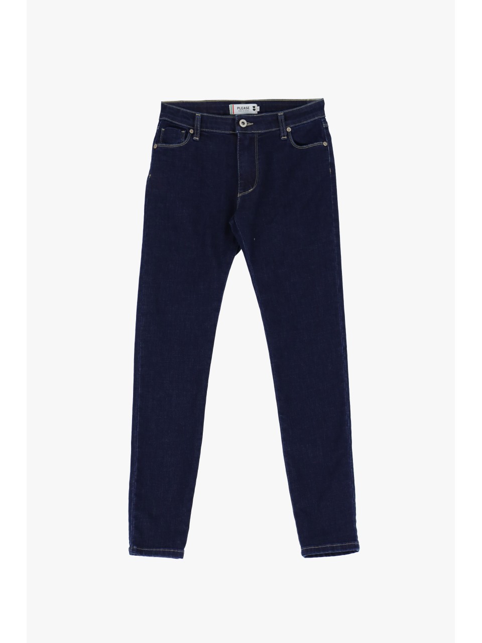 Please femme jean Skinny en denim brut