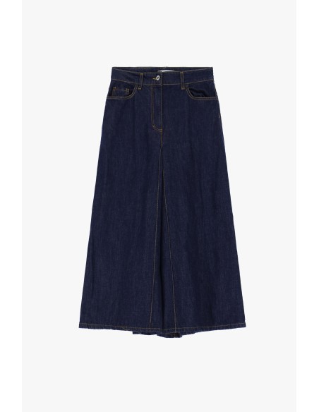 Jupe Culotte Please en Jean Brut