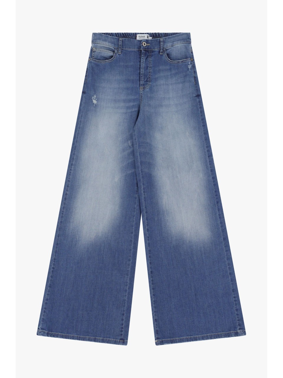 copy of Please Femme jean Flare en denim bleu used