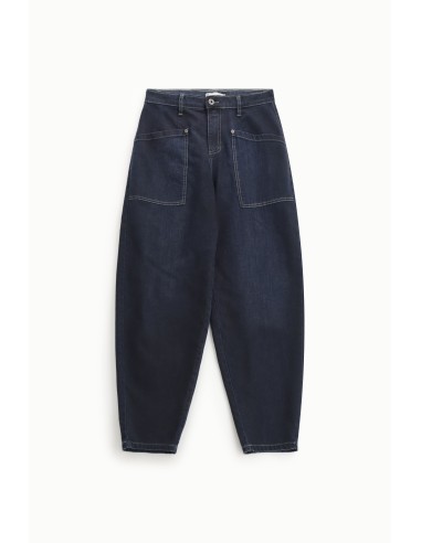 Jean Please forme balloon en denim brut