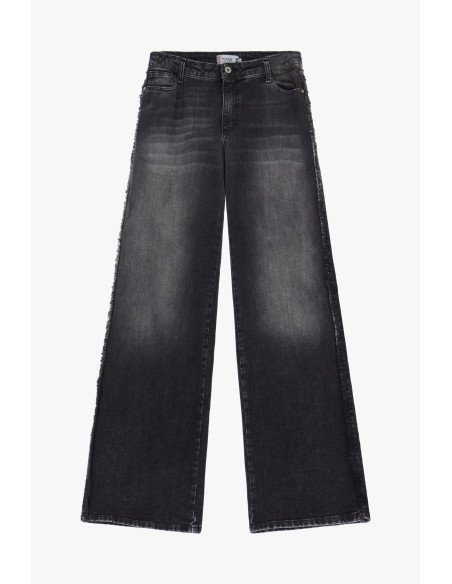 copy of Please Jean Forme Flare avec detail à Frange