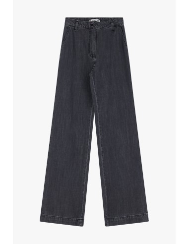 copy of Please Jean forme flare en denim delavé