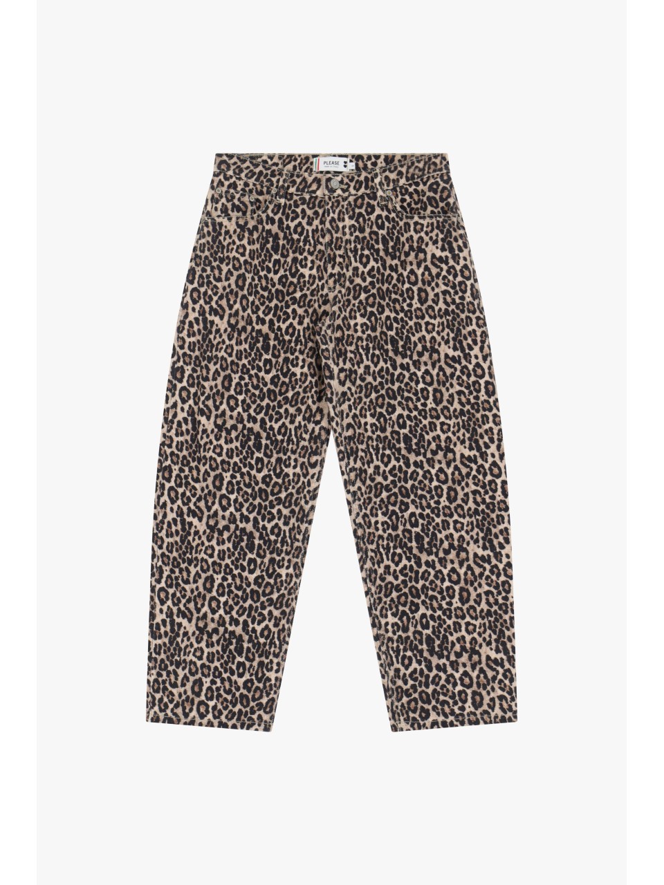 Please Femme jean imprimé leopard