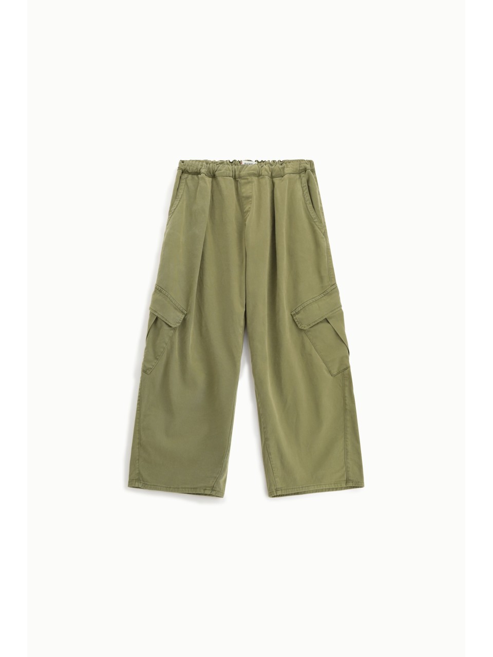 Please Pantalon Maxi baggy coloris kaki