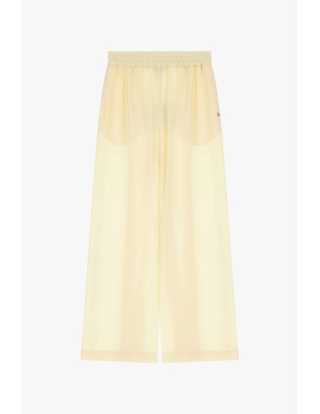 Please Polo en crepe coloris Jaune