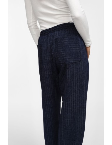 Please Pantalon Balloon Kaki a rayures