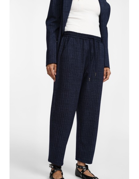 copy of Please Pantalon Balloon chocolat a rayures