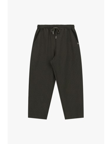 Please Femme Blazer ajusté Kaki rayé