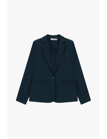 copy of Please femme blazer de tailleur en crêpe fluide Rouge