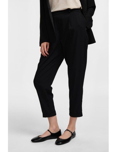 Please Femme pantalon fluide coloris Noir