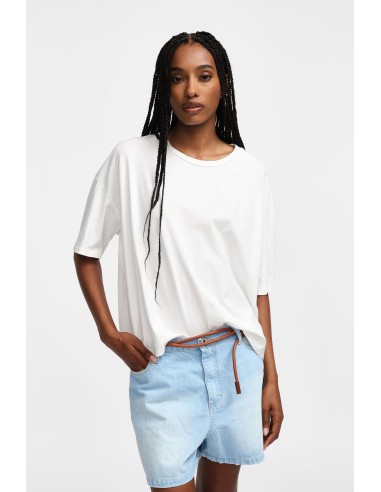 Please Femme t-shirt oversize coloris Ecru