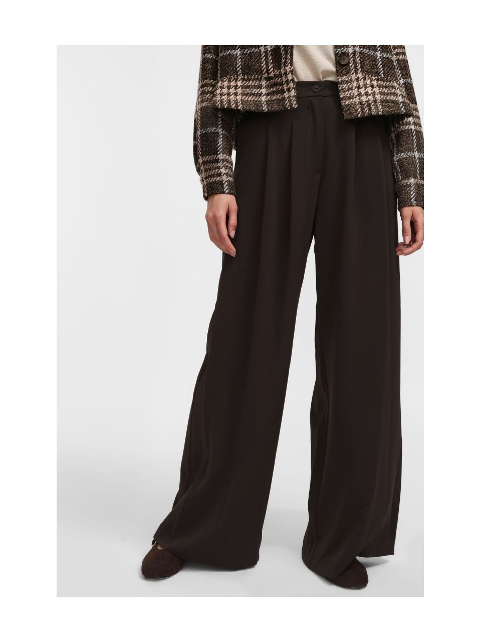 copy of Please Pantalon Kaki à doubles pinces et jambes... 2