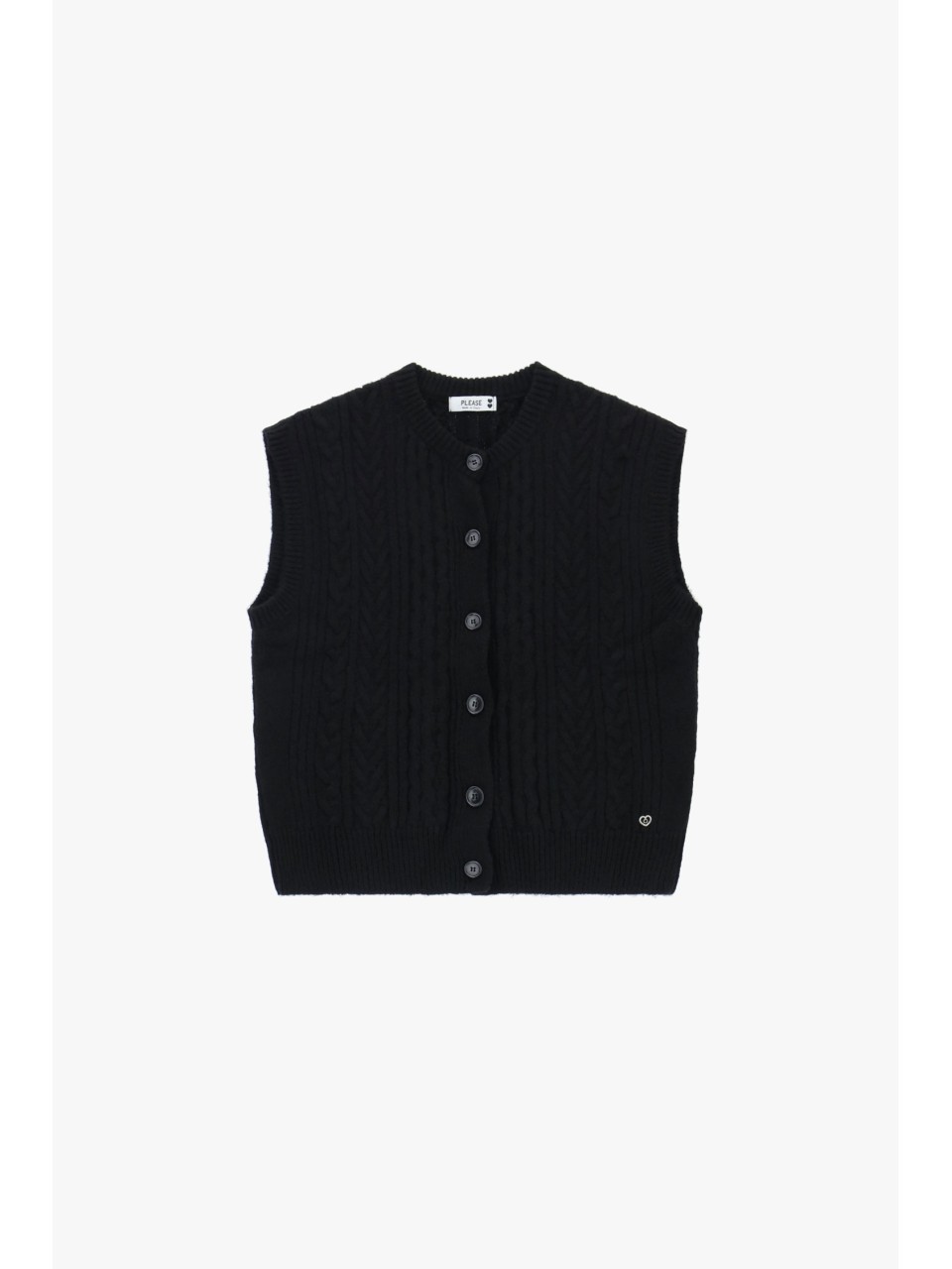 copy of Please Gilet coloris Sable en maille torsadée