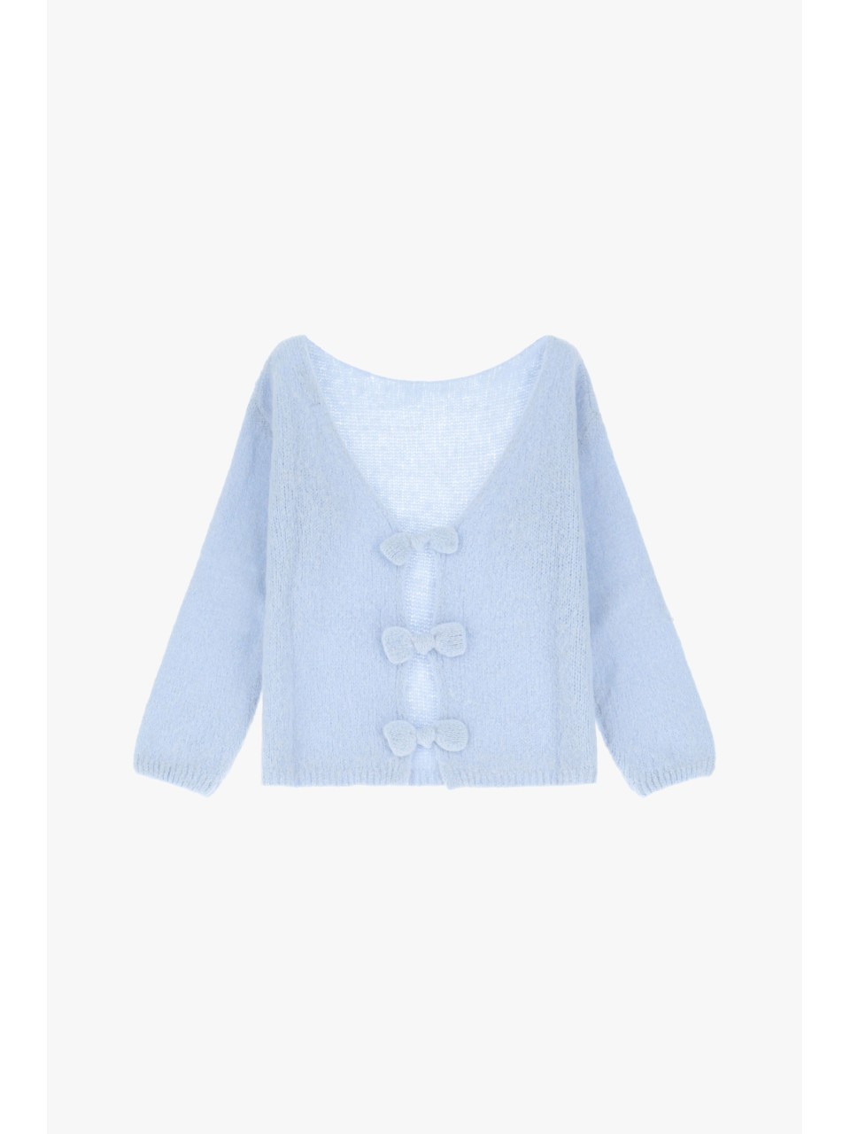 copy of Please cardigan Beige en alpaga melangé avec... 2