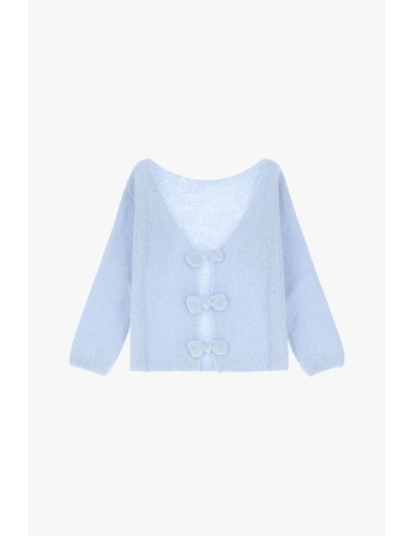 copy of Please cardigan Beige en alpaga melangé...