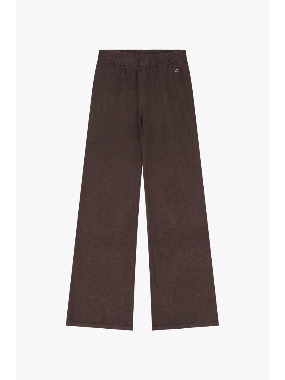 Please pantalon chocolat en maille viscose coordonnable...