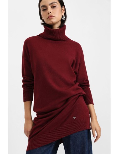 copy of Please Femme robe col roulé en viscose...