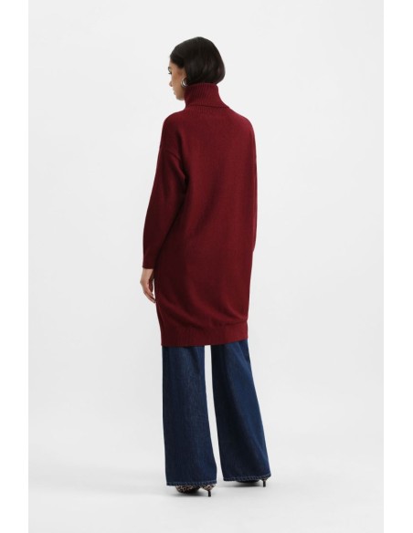 Please robe col roulé coloris bordeaux Please robe col roulé coloris bordeaux