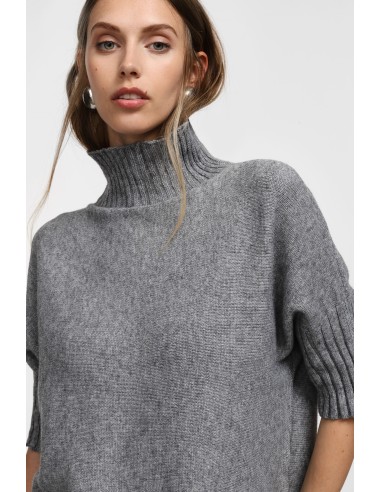 copy of Please pull col roulé à manches courtes