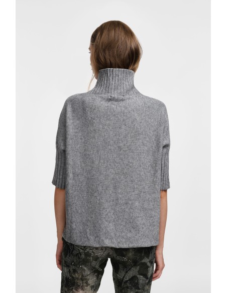 copy of Please pull col roulé à manches courtes