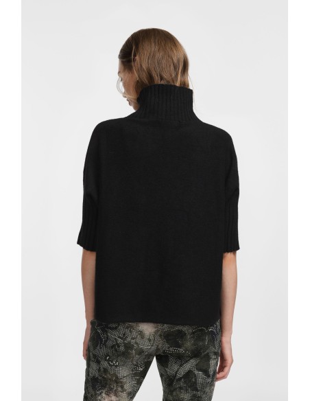 copy of Please pull col roulé à manches courtes