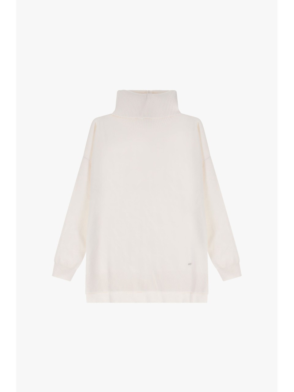 copy of Please Femme pull col roulé en viscose coloris...
