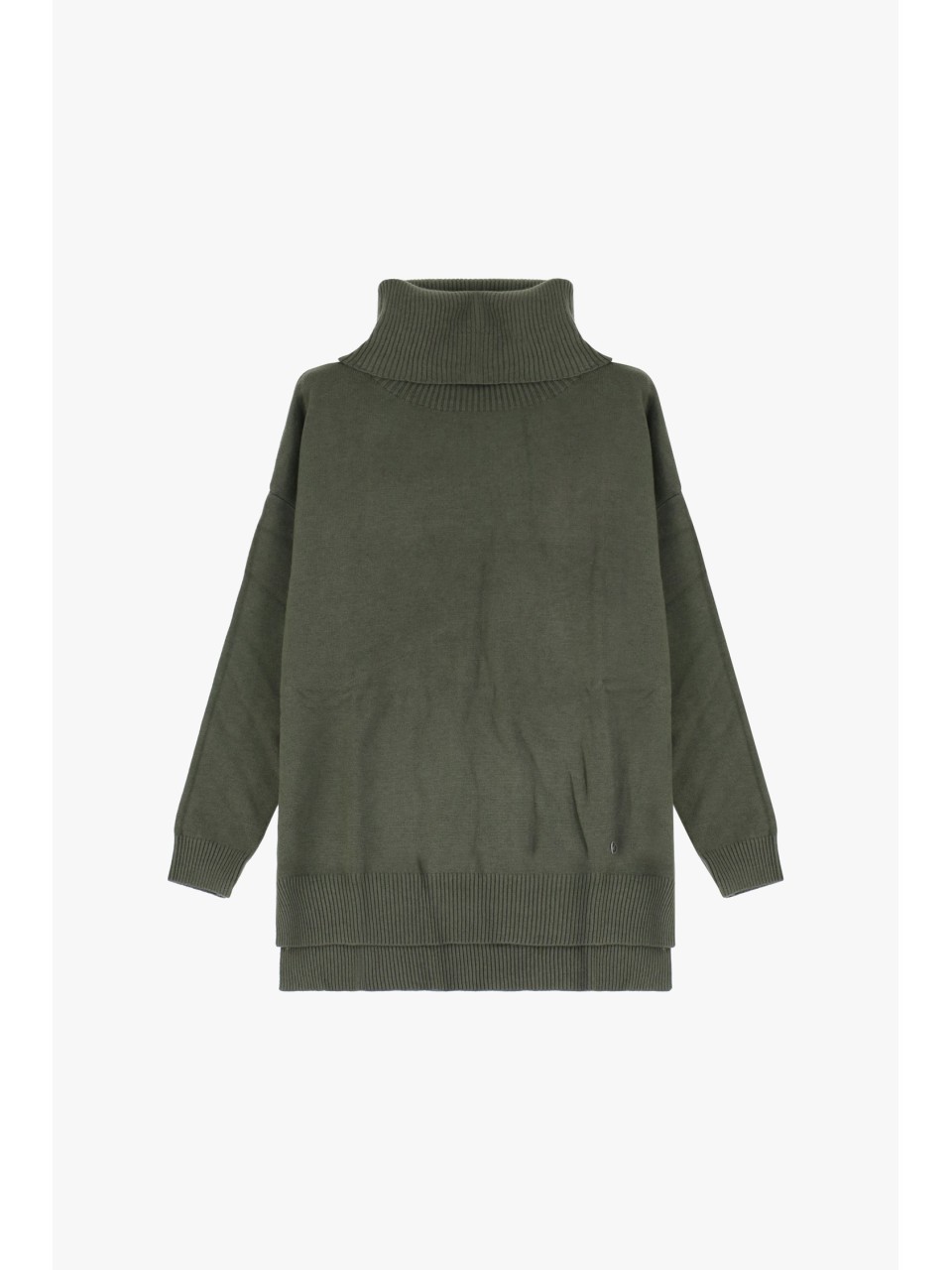 copy of Please Femme pull col roulé en viscose coloris...