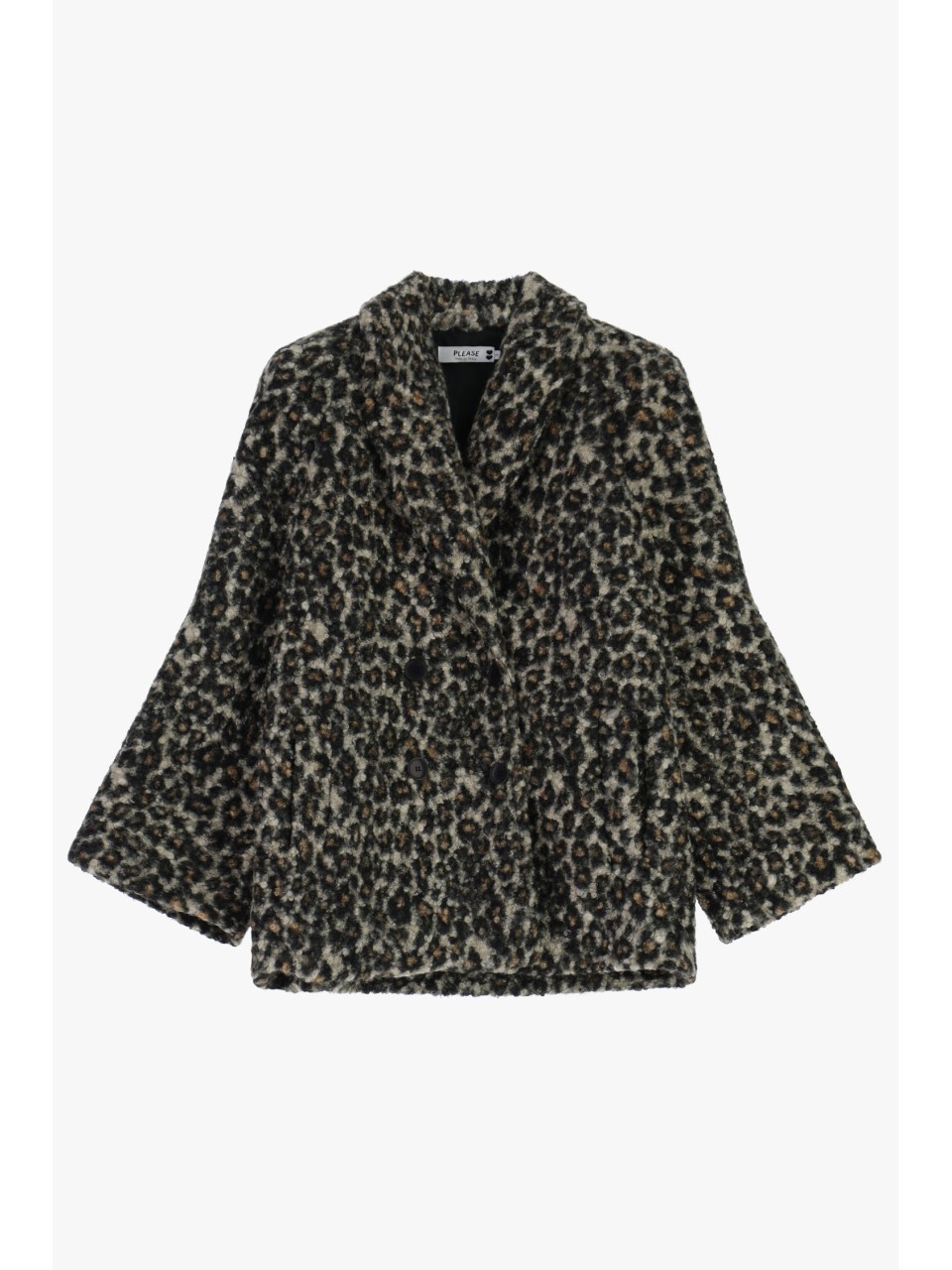 copy of Please Manteau a manches courtes en eco fourrure...
