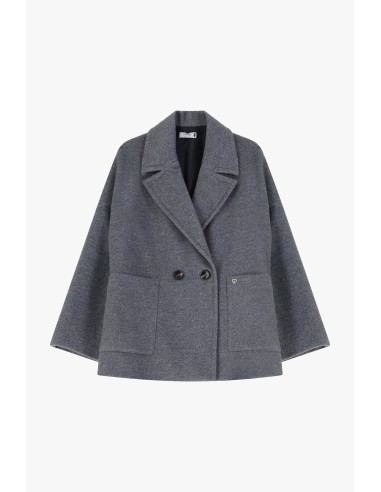 copy of Please Femme, manteau court croisé,...