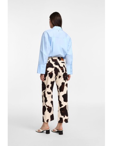 Please jean ecru imprimé vache coloris ECRU