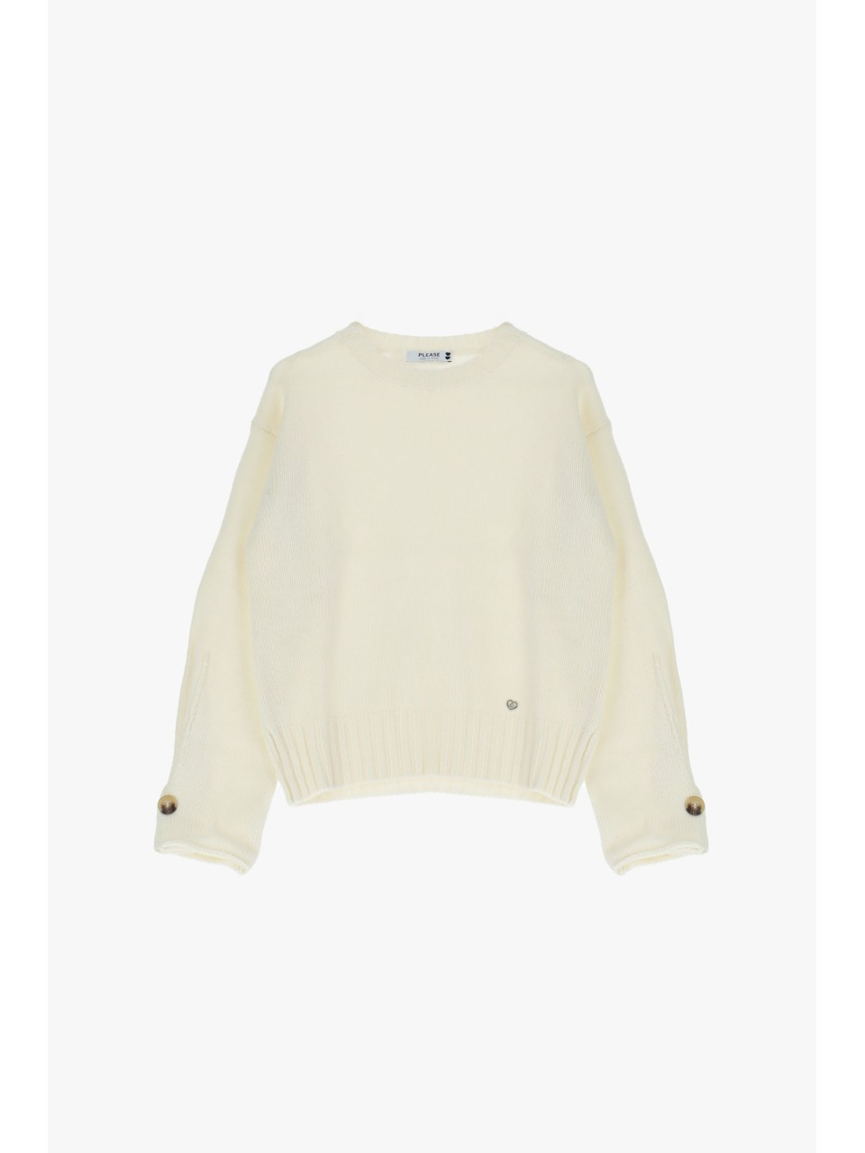 Please Pull à manches longues avec detail aux manches 2