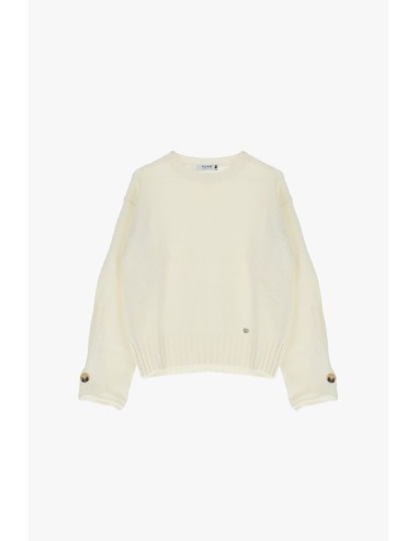 Please Pull à manches longues avec detail aux...