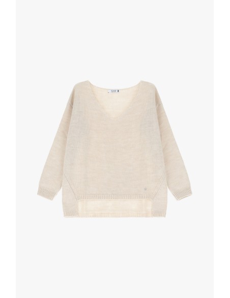 Please Pull asymetrique a col en V