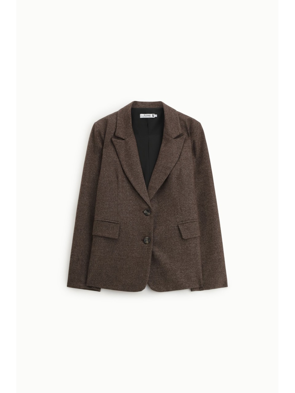 copy of Please Blazer en tweed bordeauix chiné