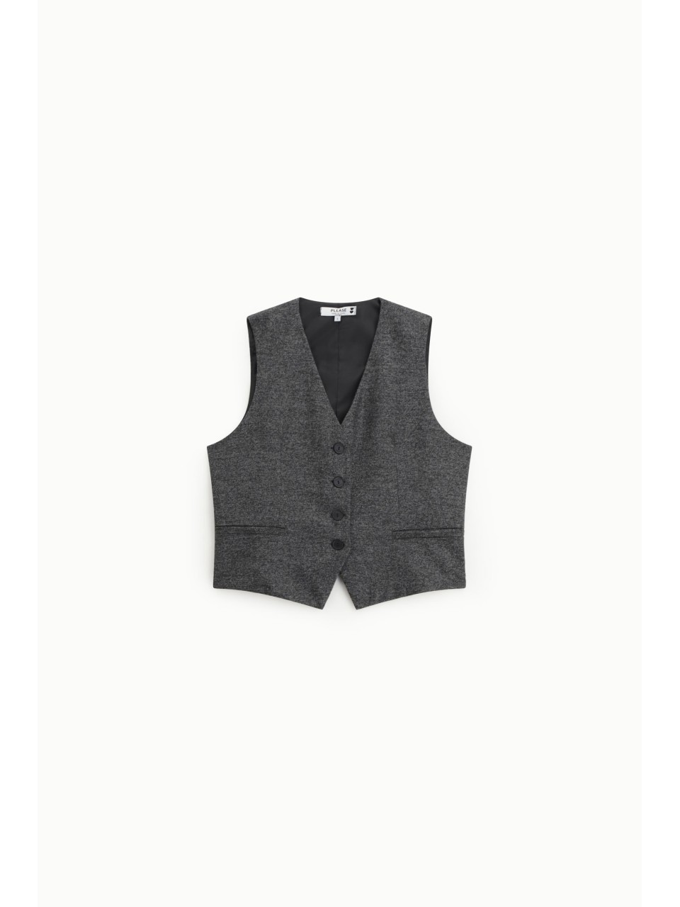 copy of Please Gilet en twedd bordeaux chiné