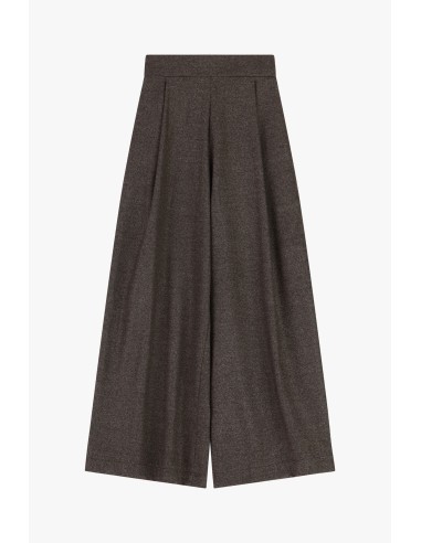 copy of Please Pantalon bleu marine rayé à...