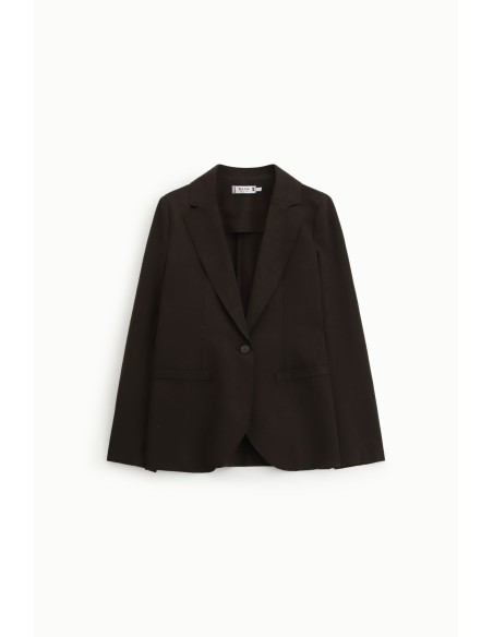 Please blazer de tailleur droit