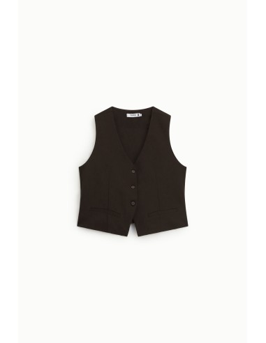 copy of Please  Gilet de tailleur en crepe...