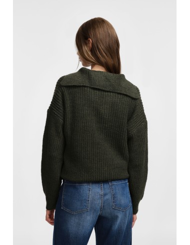 copy of Please Pull en maille ecrue col camioneur