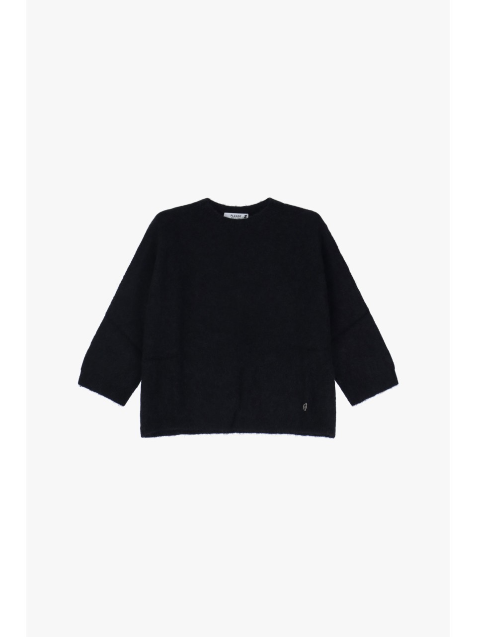 Please pull manches 3/4 coloris Noir