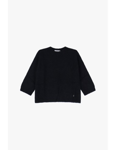 Please pull manches 3/4 coloris Noir