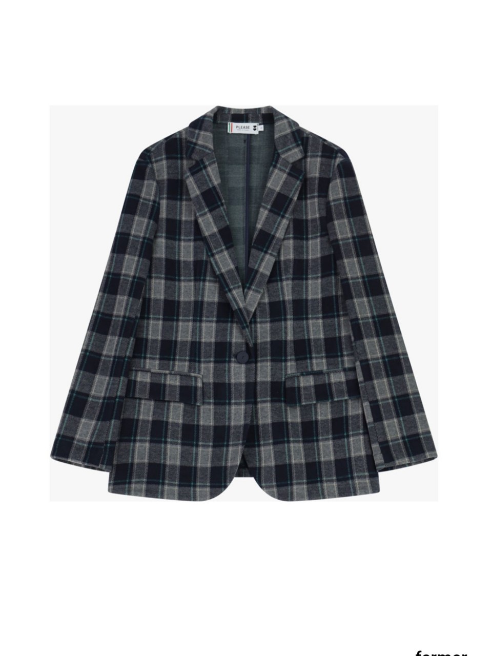 Blazer à carreaux Please