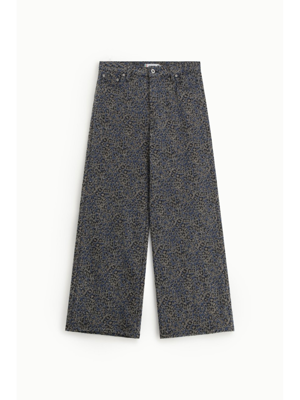 Pantalon palazzo à jambes larges motif animalier - Please