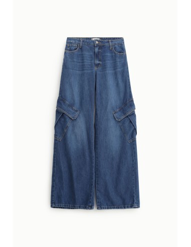 Jean wide leg à grandes poches latérales - Please