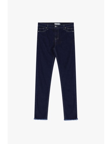 Jean moulant à ourlet effiloché - Please