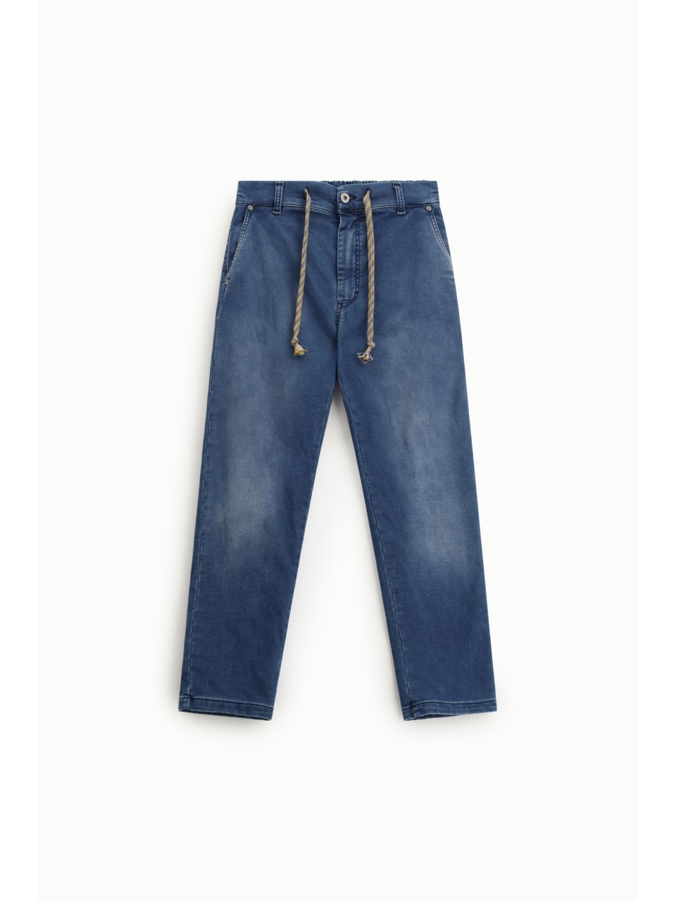 Jean chino-fit avec cordon et poches latérales - Please