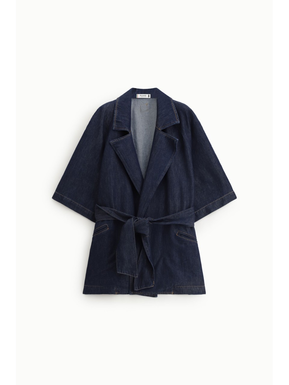 Veste en denim ceinturée - Please